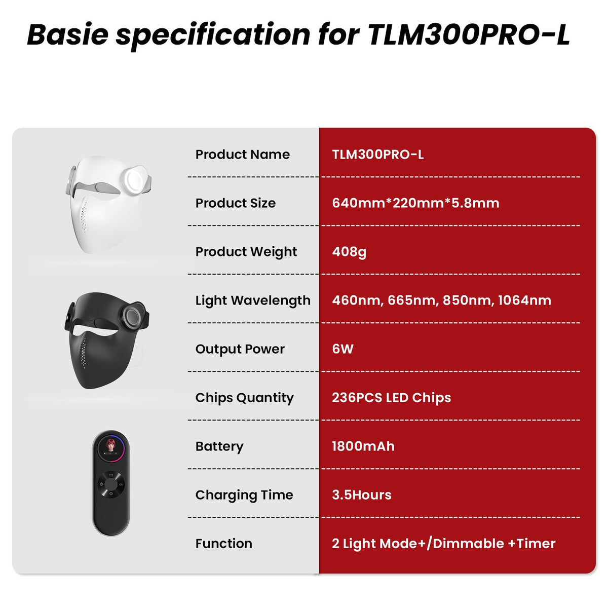 Product specifications